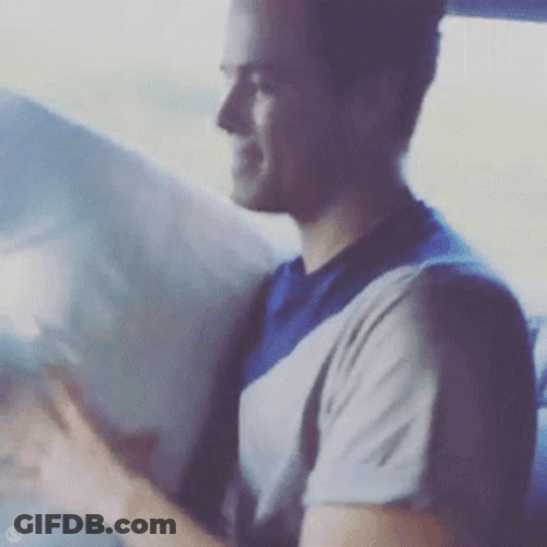 It's So Fluffy Man Feeling The Softness GIF