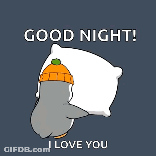 It's So Fluffy Penguin Pillow GIF