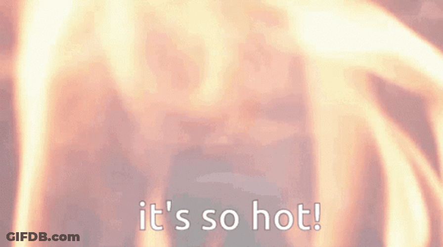 It's So Hot Sun Is Burning Me GIF