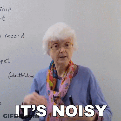 It's So Noise GIF