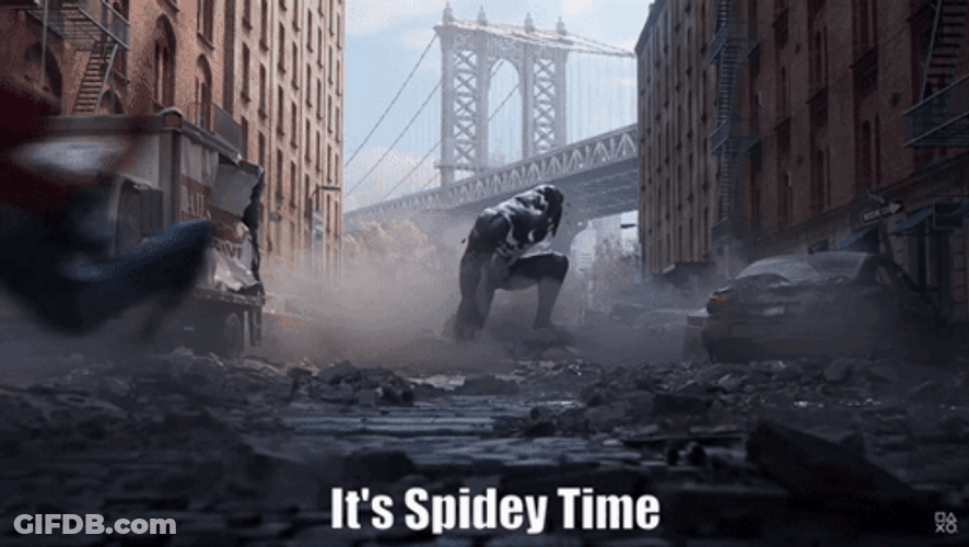 It's Spooderman Time GIF