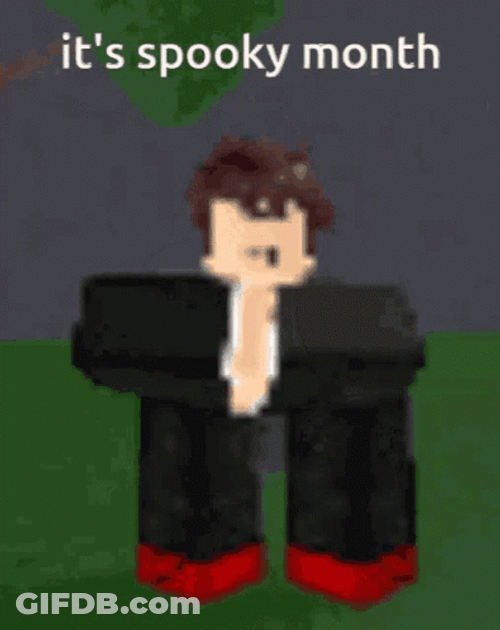 It's Spooky Month Roblox GIF