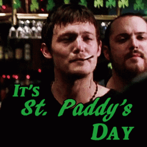 It's St. Patrick's Day Norman Reedus GIF