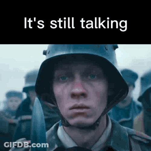 It's Still Talking Quiet GIF