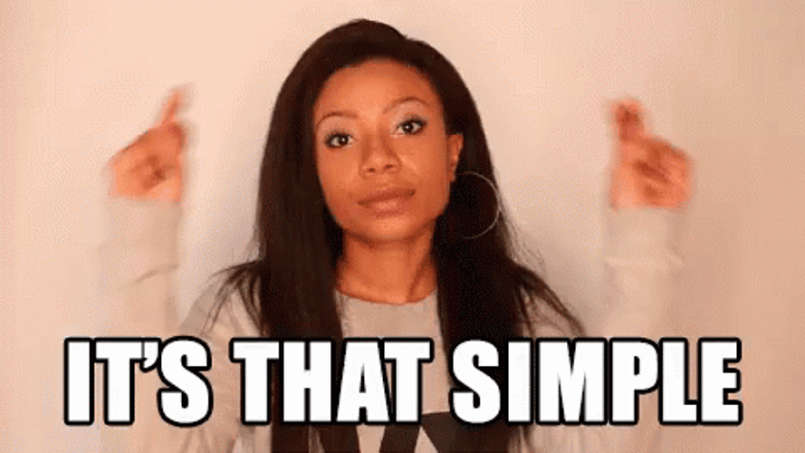 It's That Simple Snap Shalita Grant GIF