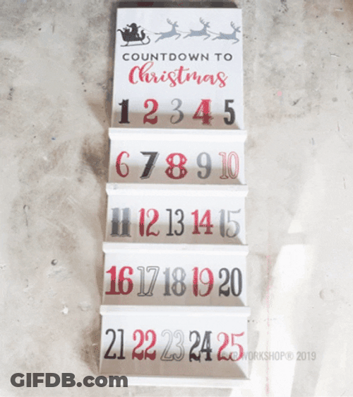 It's The Final Christmas Day Countdown Calendar GIF