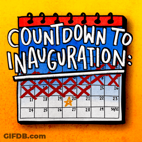 It's The Final Countdown To Inauguration GIF