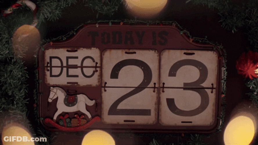 It's The Final December 25 Countdown GIF