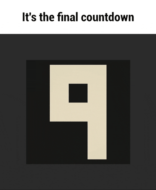 It's The Final Spinning Number Countdown GIF