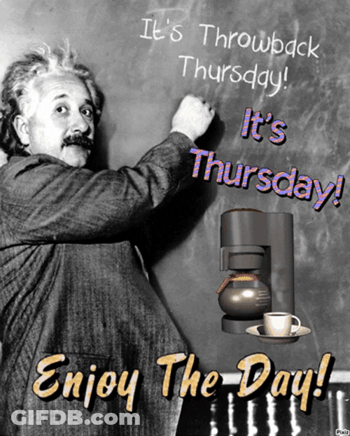 It's Throwback Thursday Albert Einstein GIF