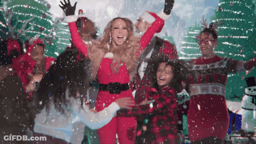 It's Time Mariah Carey Christmas Celebration GIF