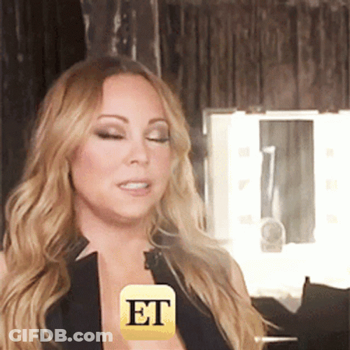 It's Time Mariah Carey Head Pose GIF