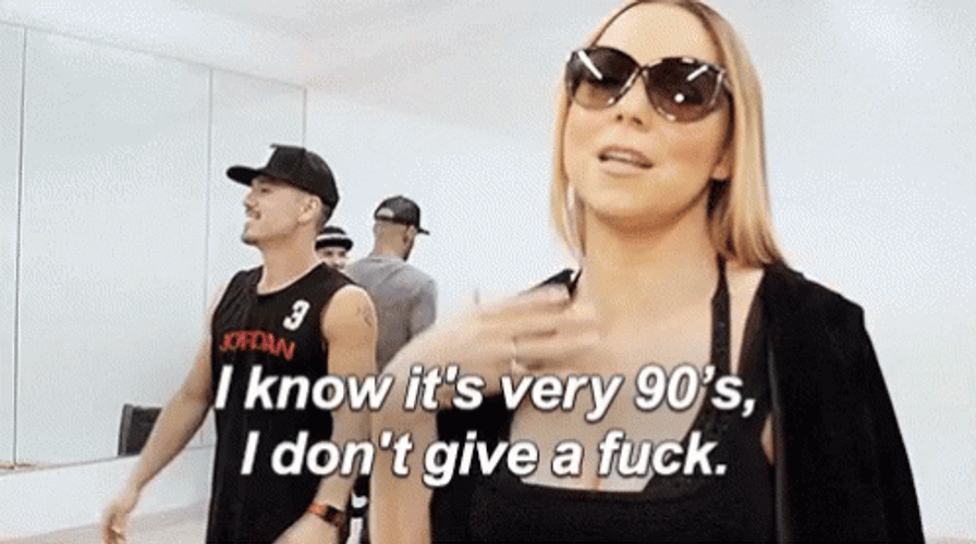 It's Time Mariah Carey Wearing Shades GIF