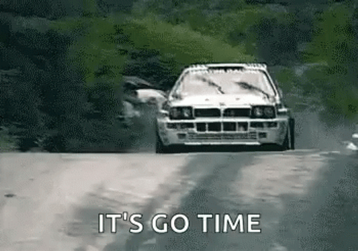 It's Time To Go Race Day GIF