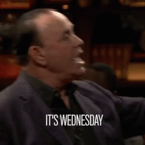 It's Wednesday Guy GIF