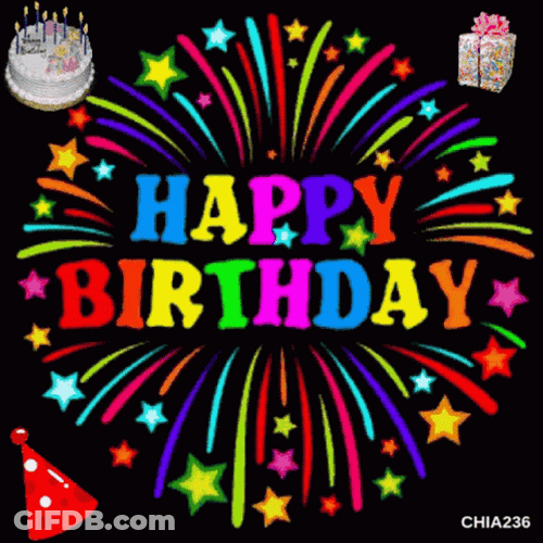 It's Your Birthday Celebration Live Banner GIF