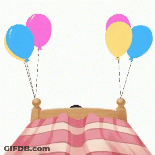 It's Your Birthday Design With Balloons GIF
