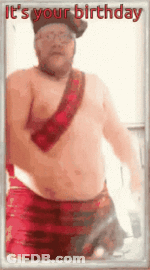 It's Your Birthday Wiggle Dance GIF