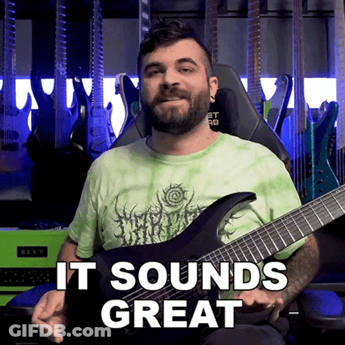 It Sounds Good Electric Guitar GIF