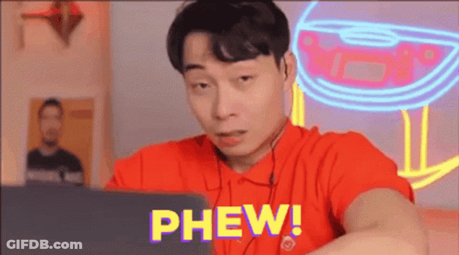 It Was A Sigh Of Relief GIF