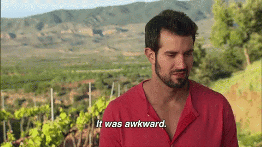 It Was Awkward GIF
