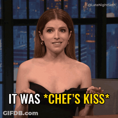 It Was Perfecto Chef's Kiss GIF