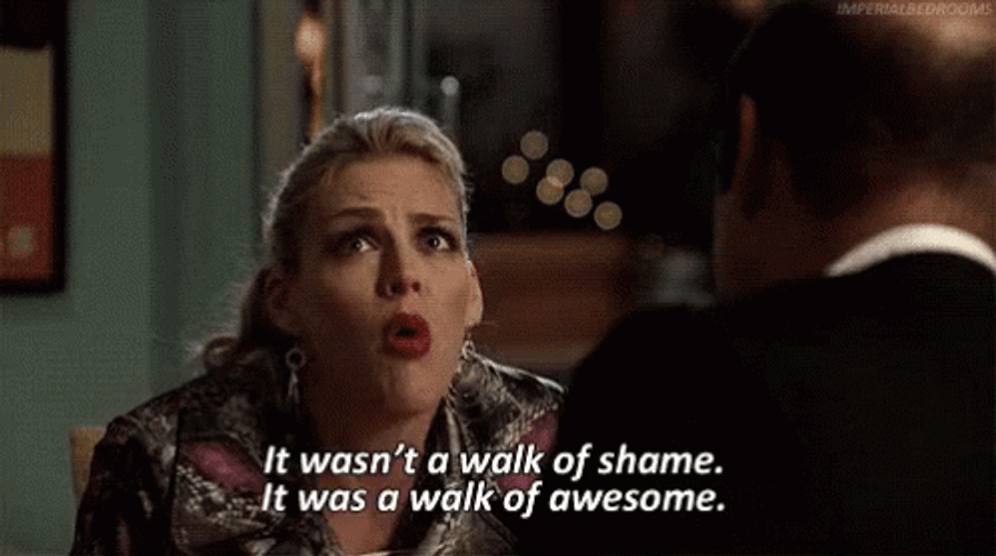 It Wasnt Walk Of Shame GIF