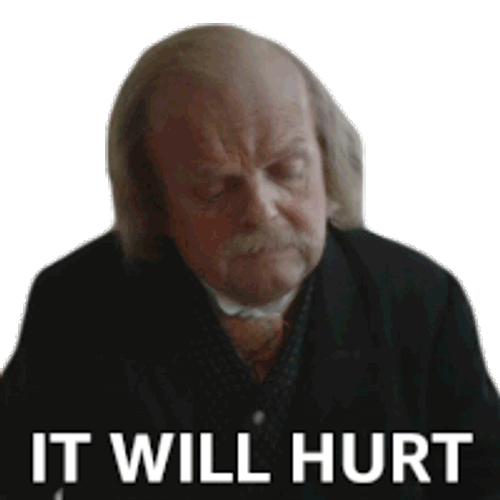 It Will Hurt Sir William Ingram Sticker GIF