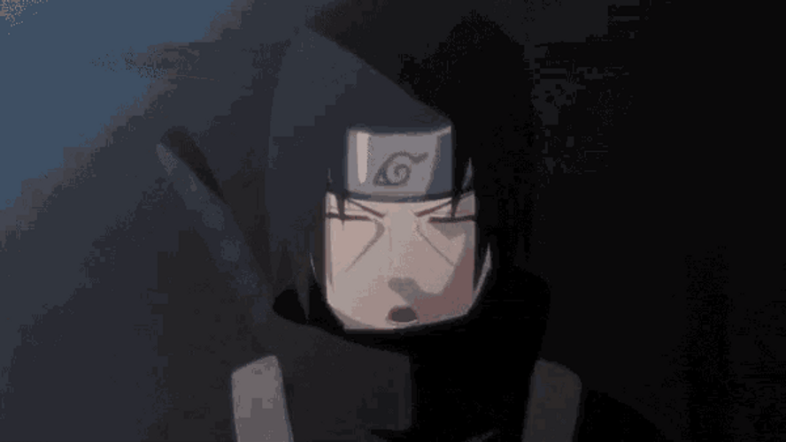 Itachi And Sasuke Faces Sharingan GIF