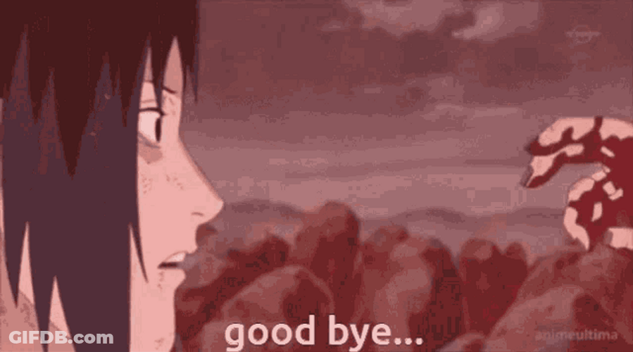 Itachi And Sasuke Head Poke Good Bye GIF