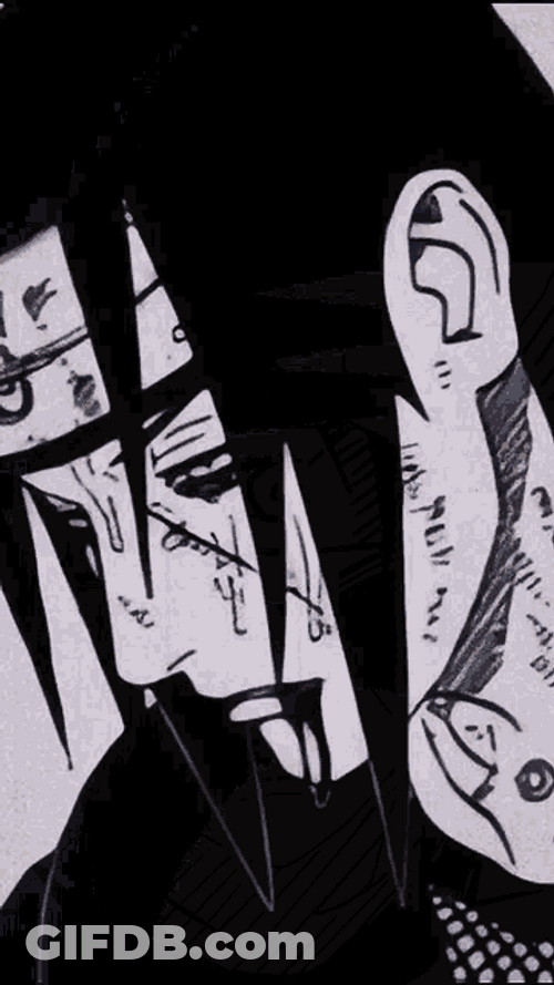Itachi And Sasuke Manga Anime Moments GIF