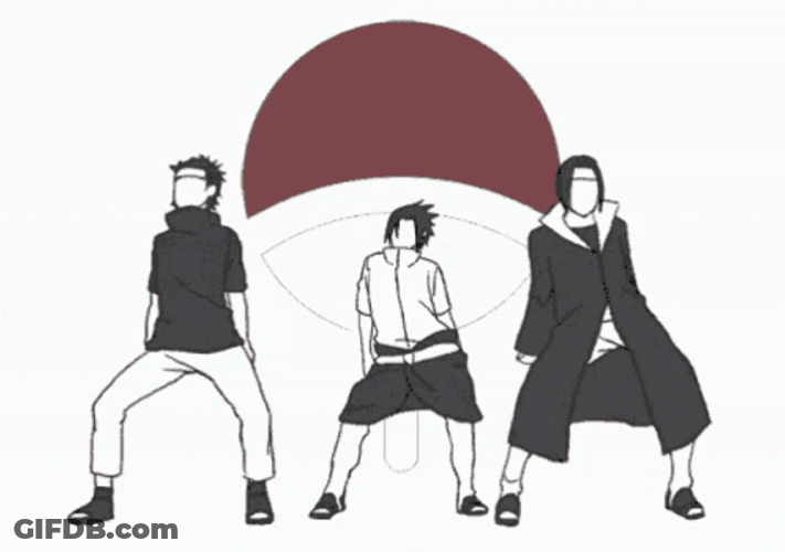 Itachi And Sasuke Obito Swaying Hips Dance GIF