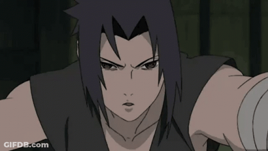Itachi And Sasuke Stringed Fuma Shuriken GIF