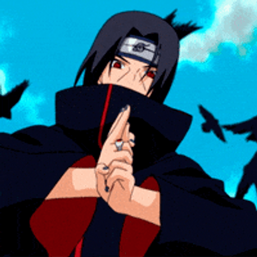 Itachi Sharingan Jutsu GIF