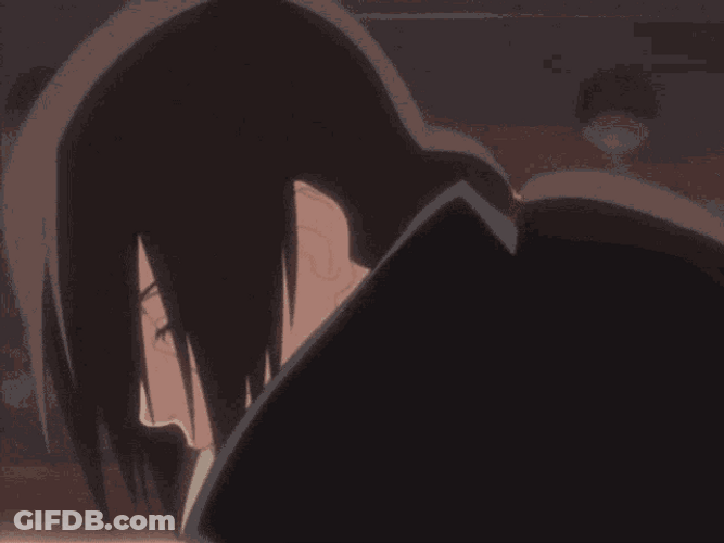 Itachi Sharingan Look Of Death Mangekyo GIF