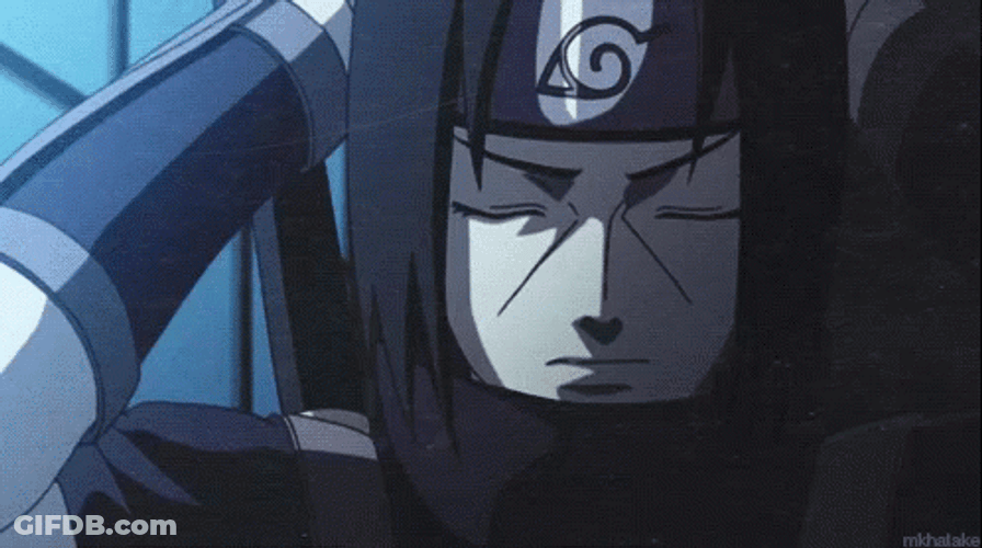Itachi Sharingan Preparing For Mission Uchiha GIF