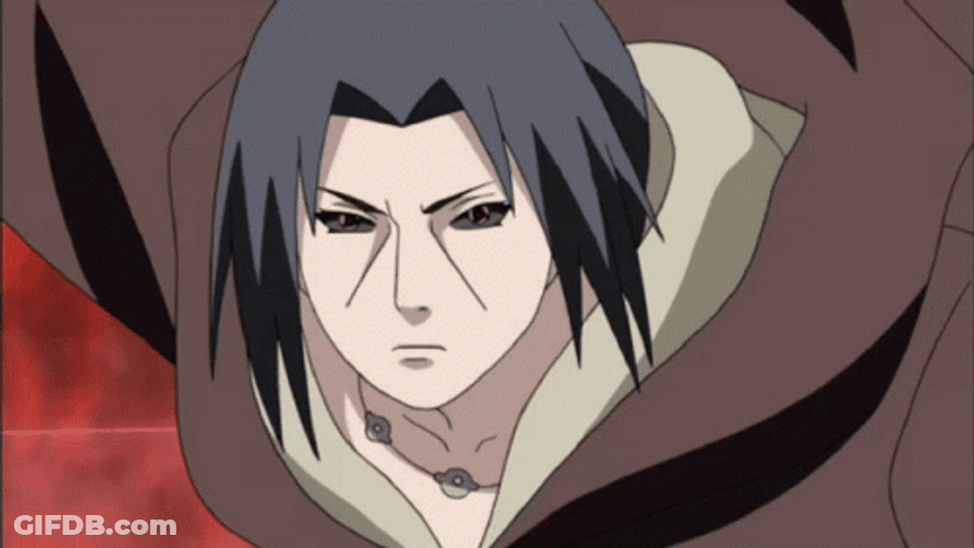 Itachi Sharingan Susanoo Grip Red Skeleton GIF