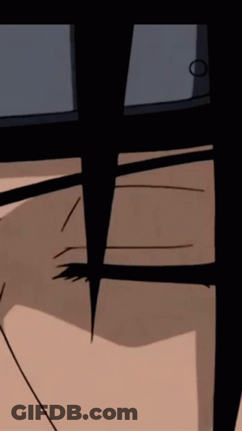 Itachi Sharingan Transformation Evolution Vertical GIF