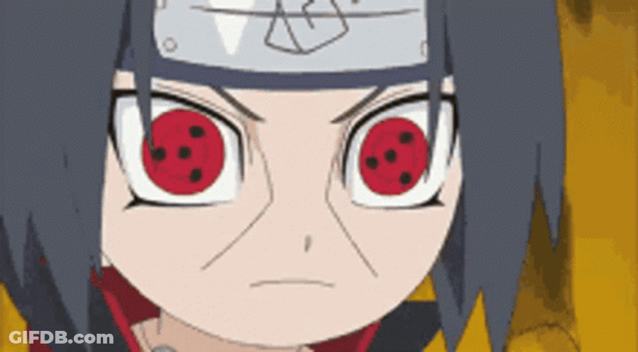 Itachi Sharingan Young Kid Version GIF