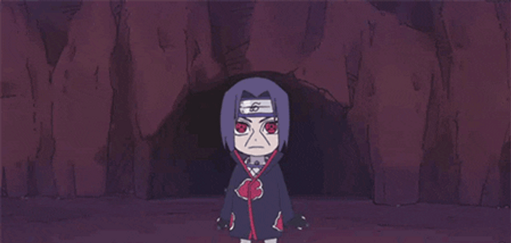 Itachi Uchiha Chibi Animation GIF