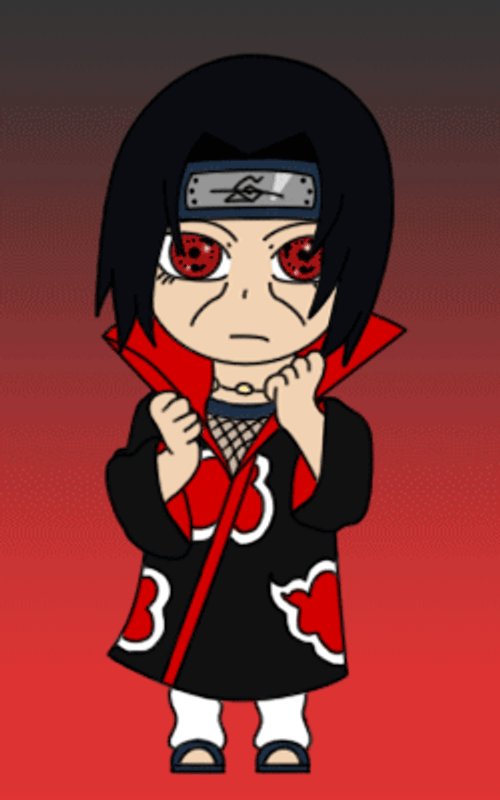 Itachi Uchiha Chibi Dancing GIF