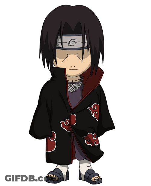 Itachi Uchiha Crow Clone GIF