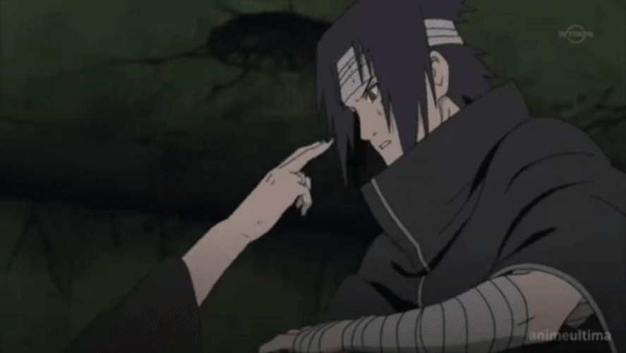 Itachi Uchiha Genjutsu Against Sasuke GIF