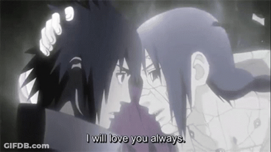 Itachi Uchiha Love You Always GIF