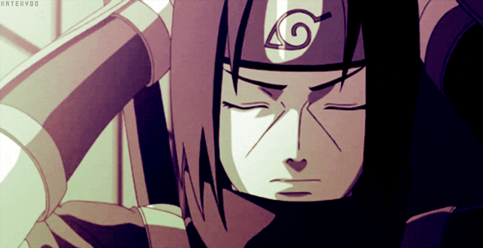 Itachi Uchiha Red Eyes Naruto Anime GIF