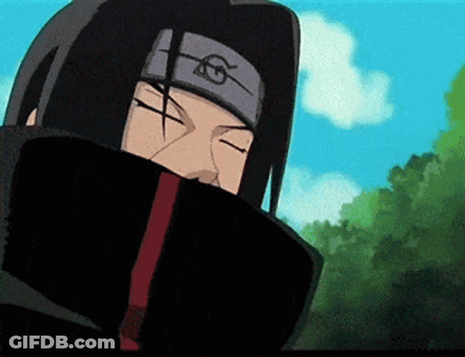 Itachi Uchiha Serious Look GIF