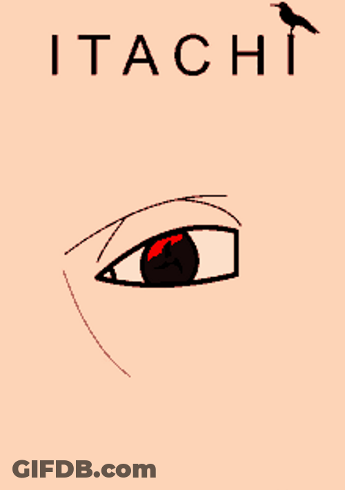 Itachi Uchiha Sharingan Genjutsu GIF