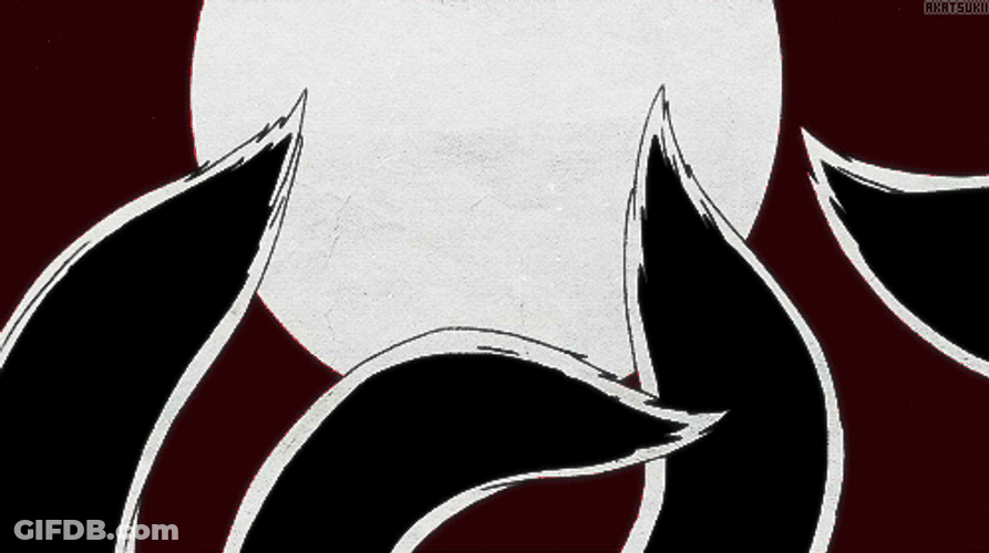 Itachi Uchiha Silhouette On Pole GIF