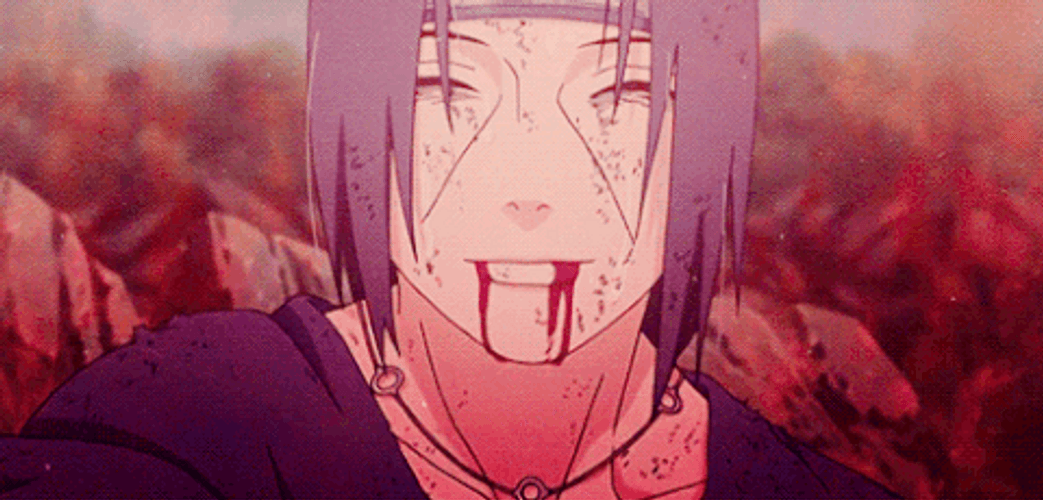 Itachi Uchiha Smiling GIF