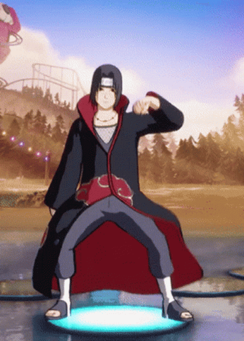 Itachi Uchiha Stuck Emote GIF